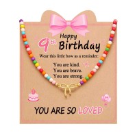 PINKDODO 9 Year Old Girl Birthday Gifts for 9 Year Old Girl Z-N-BIR-BEADBOW-9th-02