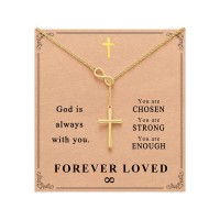 PINKDODO Cross Necklace for Girls Birthday Confirmation Gifts for Teen Girl Z-N-8Cross-01