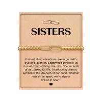 PINKDODO Sister Gifts, Sisters Birthday Gifts from Sister Bracelet for Women Christmas K-A-HUI-Gbrace-Sister-01