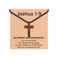 PINKDODO Baseball Gifts Cross Necklace for Boys 8-12  K-B-BKCross-Neck-Baseball-01