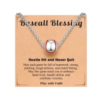 PINKDODO Baseball Necklace Baseball Gifts for Boys 8 12 10 14 Easter Basket Stuffers Valentines Christmas Gifts for Teen Boys Teenage K-B-Baseball-Neck-01