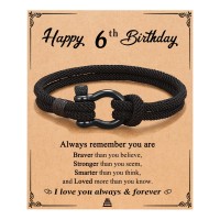 PINKDODO 6 Year Old Boy Gifts, 6 Year Old Boy Birthday Ideas, Happy 6th Birthday Gifts for Son Grandson Nephew  Q-B-Buckle-Birthday-6th