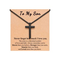 PINKDODO To My Son Gifts from Mom Teenage Teen Boy Gifts Ideas Cross Necklace for Boys 8 10 12 13 15 16 18 11 Year Old Birthday Baptism Christmas Stocking Stuffers for Son Teens Kids Q-N-Cross-Son-01 PINKDODO To My Son Gifts from Mom Teenage Teen Boy Gifts Ideas Cross Necklace for Boys 8 10 12 13 15 16 18 11 Year Old Birthday Baptism Christmas Stocking Stuffers for Son Teens Kids Q-N-Cross-Son-01