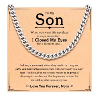 PINKDODO Teenage Teen Boys Gifts Ideas To My Son Gifts from Mom 16 18 20 21st Year Old Birthday Decorations Christmas Valentines Day for Adult Son Teens Teenage Men Necklace X-N-MenLink-Son-02 PINKDODO Teenage Teen Boys Gifts Ideas To My Son Gifts from Mom 16 18 20 21st Year Old Birthday Decorations Christmas Valentines Day for Adult Son Teens Teenage Men Necklace X-N-MenLink-Son-02